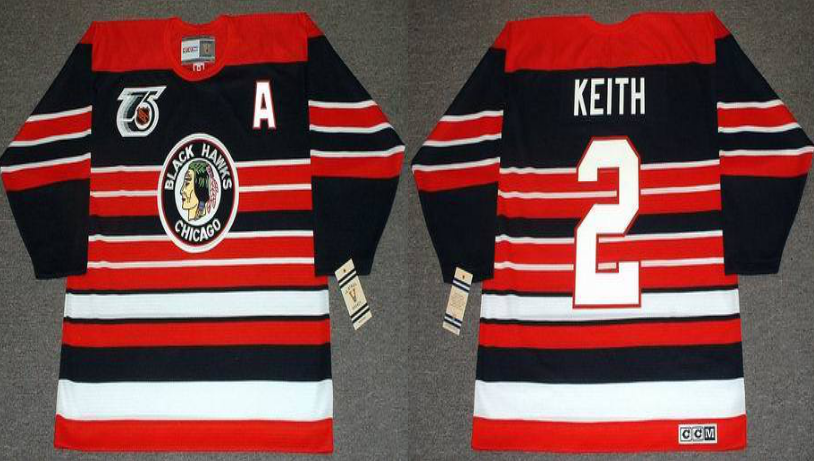 2019 Men Chicago Blackhawks #2 Keith red CCM NHL jerseys->chicago blackhawks->NHL Jersey